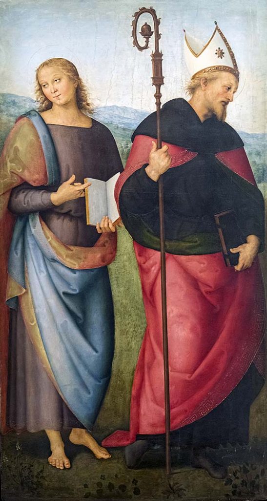 Pietro Perugino Aziz John ve Aziz Augustine