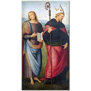 Pietro Perugino Aziz John ve Aziz Augustine