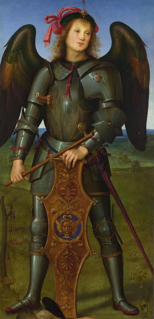 Pietro Perugino Başmelek Mikail