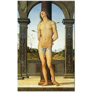 Pietro Perugino Saint Sebastian İdam Edilirken