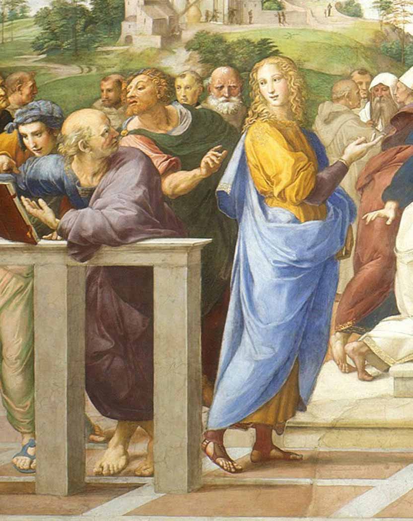 Sanzio de Urbino Raphael Aziz Altars'ın Zaferi Detay