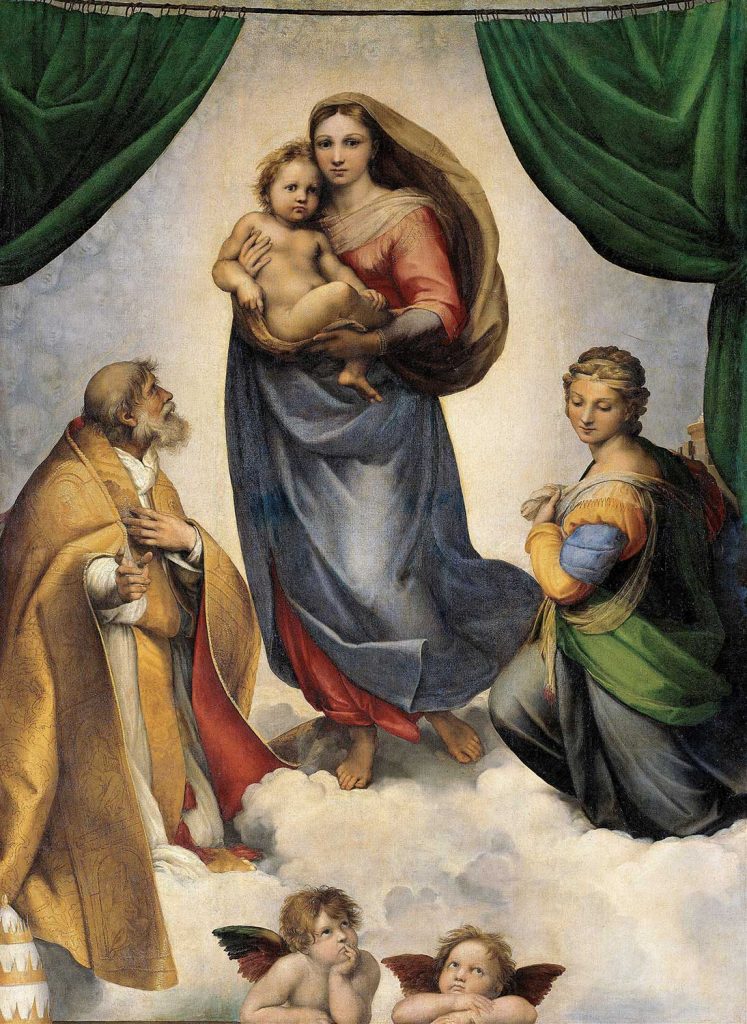 Raphael Sistine Madonna'sı