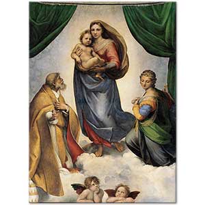 Raphael Sistine Madonna'sı