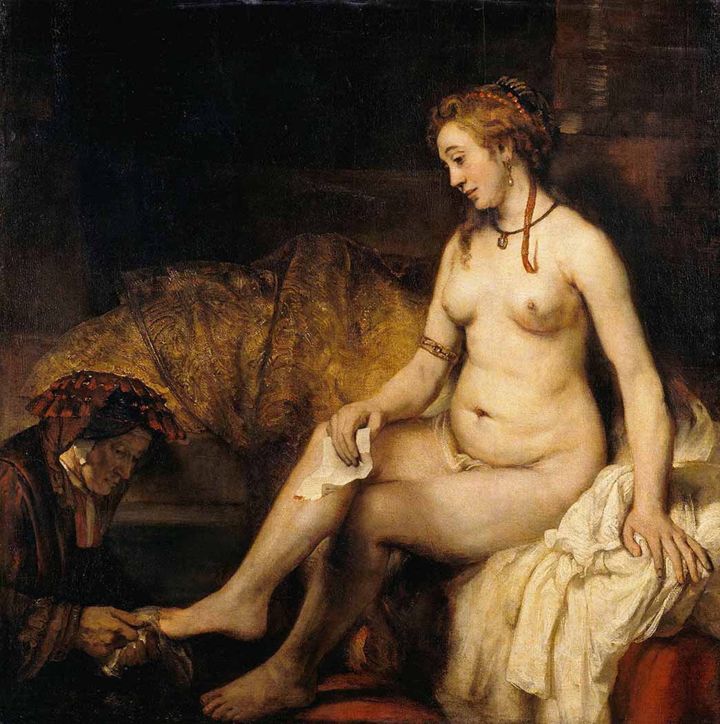 Rembrandt Bathsheba Banyosunda