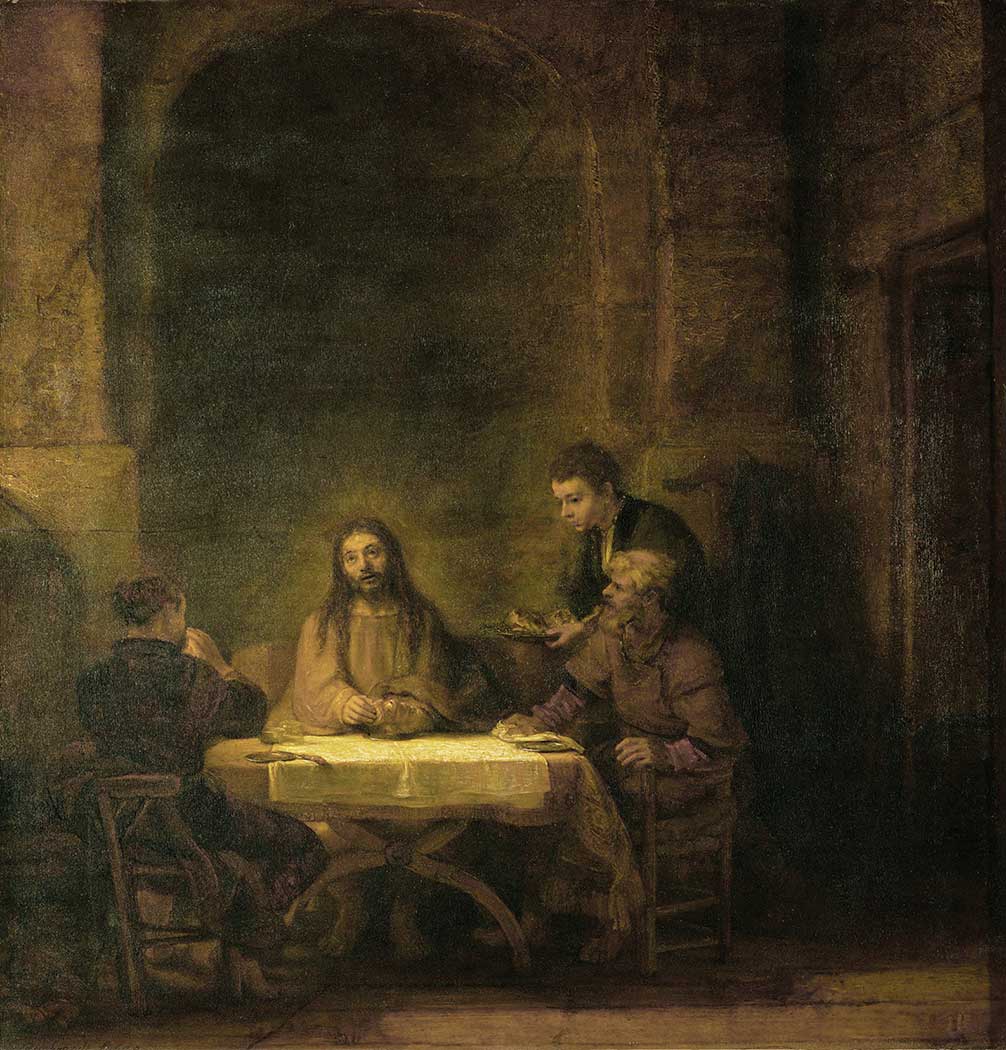 Rembrandt Emmaus'ta Yemek