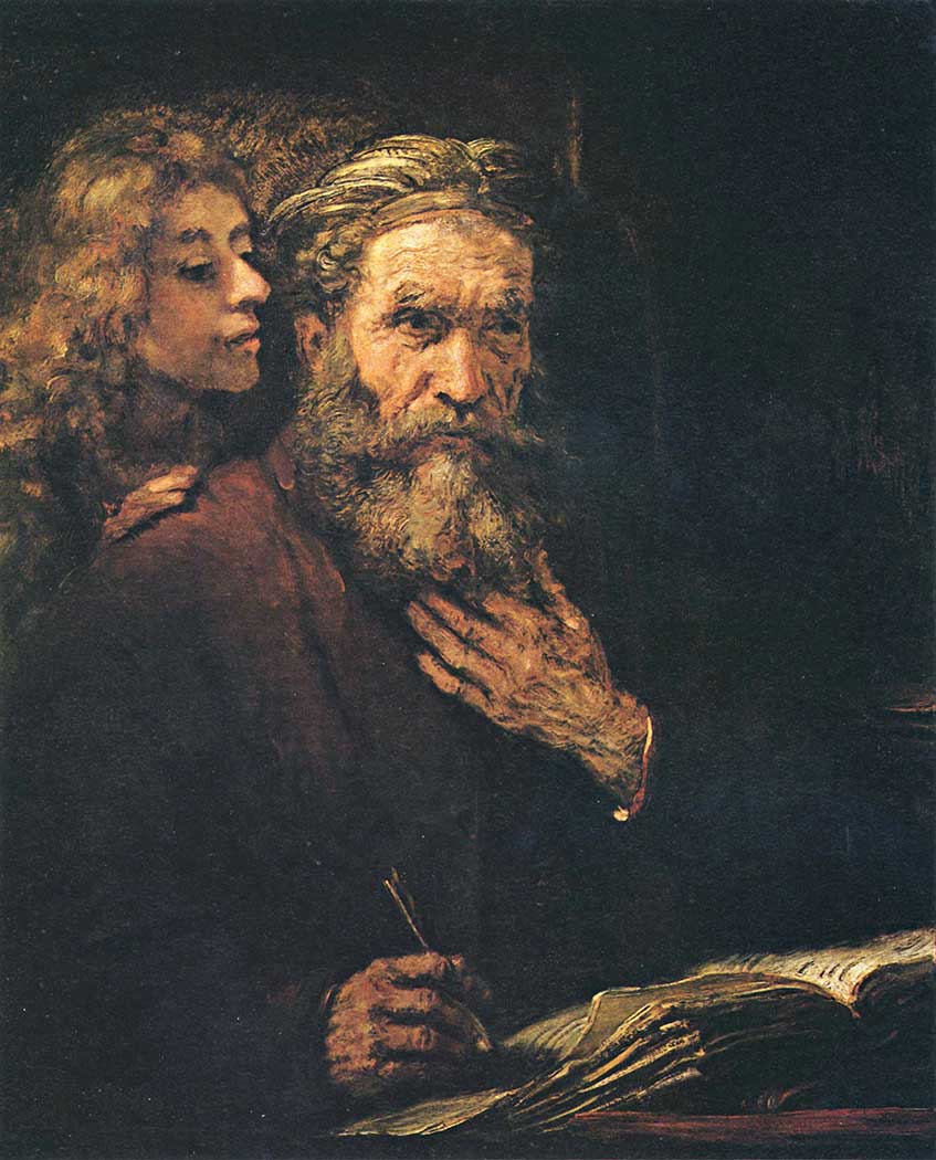 Rembrandt Evangelist Matthew
