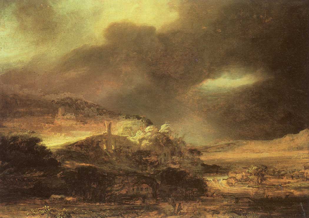 Rembrandt Fırtına Manzarası