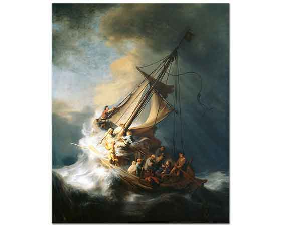 Rembrandt Fırtınada Isa
