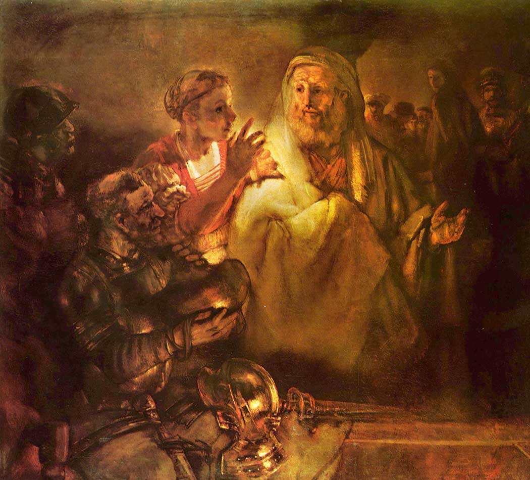 Rembrandt Isa'yı inkar Eden Peter