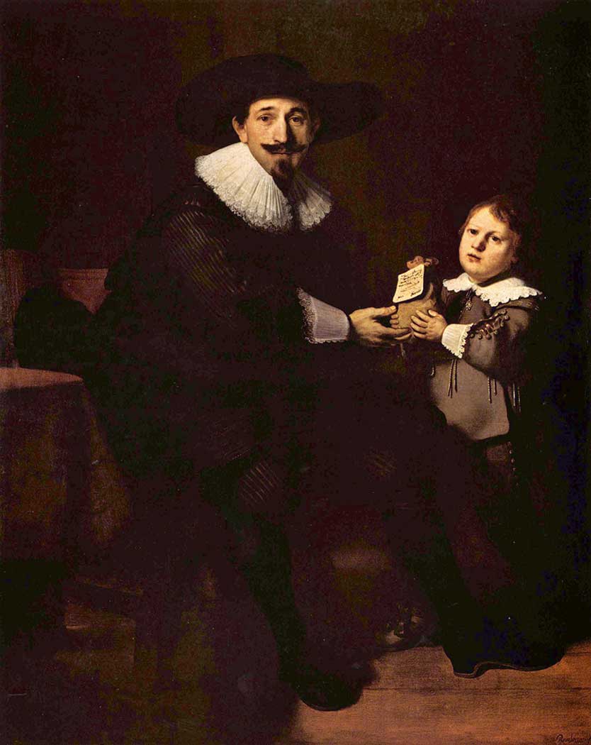 Rembrandt Jean Pellicorne ve Oğlunun Portresi