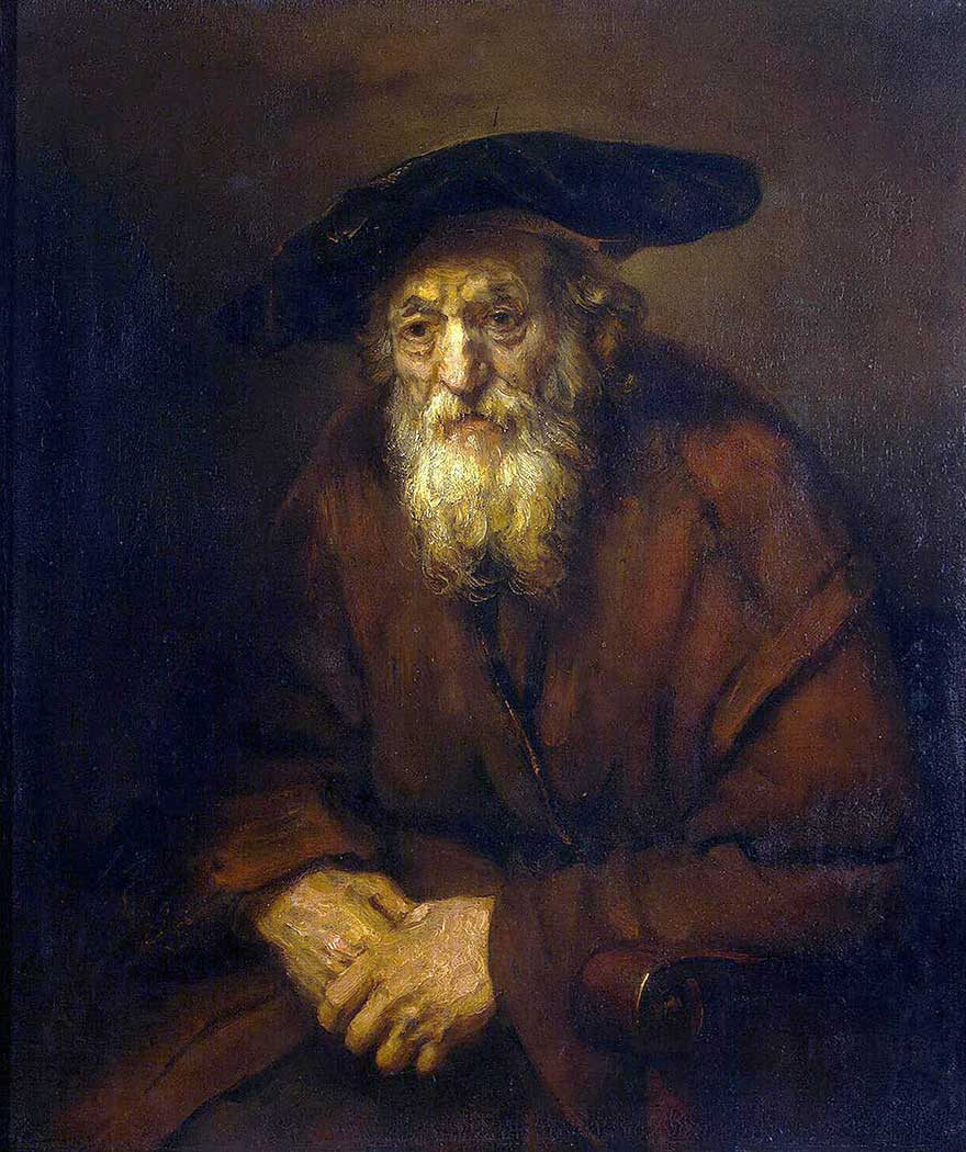 Rembrandt Şapkalı Yaşlı Adam