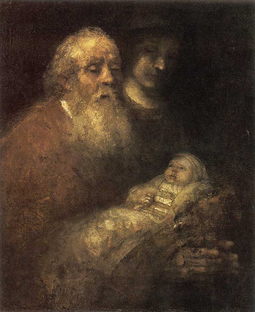 Rembrandt Simeon Isa ile Tapınakta