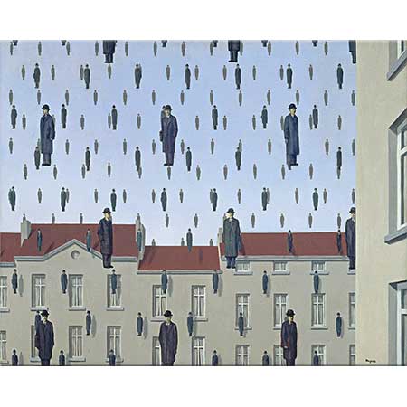 Rene Magritte Golconda