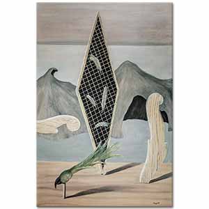 Rene Magritte Gölgenin Gerisinde Kalan