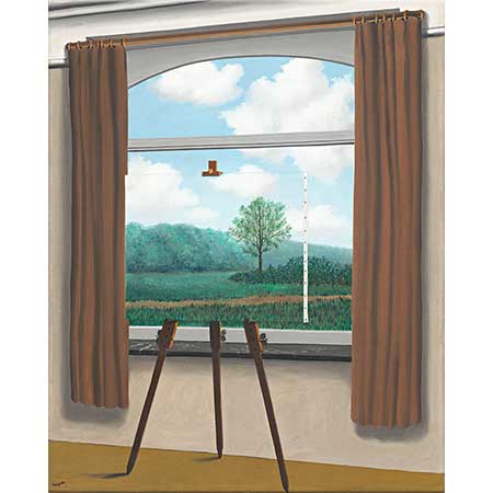 Rene Magritte İnsani Durum