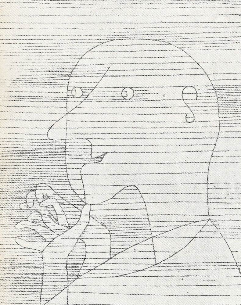 Resim 8, Paul Klee, Düşünen Yaşlı Adam, 1929