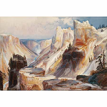 Thomas Moran Büyük Kanyon Manzarası