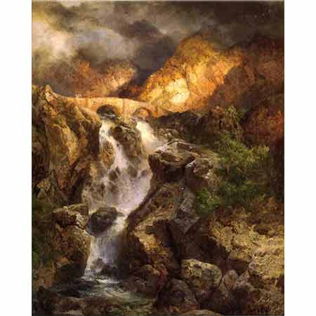 Thomas Moran Dökülen Su