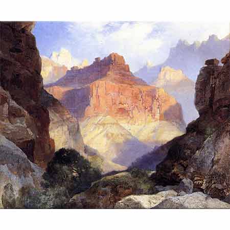 Thomas Moran Kırmızı Duvar Arizona Büyük Kanyonu