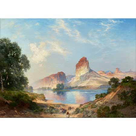 Thomas Moran Yeşil Nehir Wyoming