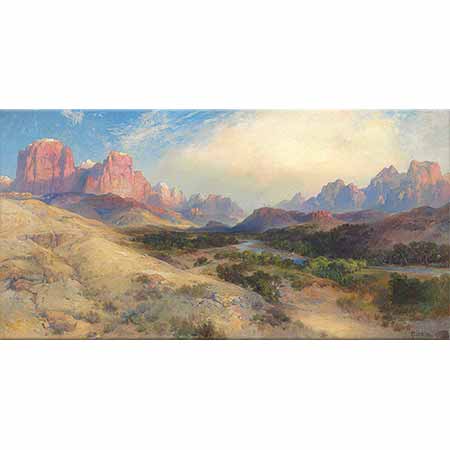 Thomas Moran Zion Vadisi Güney Utah