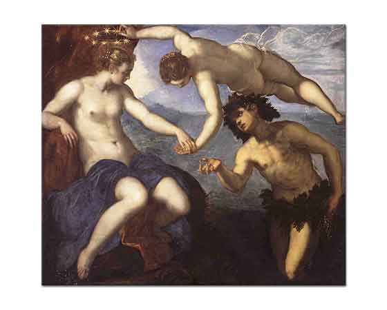 Tintoretto Baküs ve Ariadne
