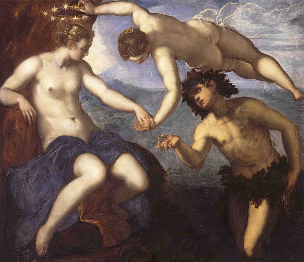 Tintoretto Baküs ve Ariadne