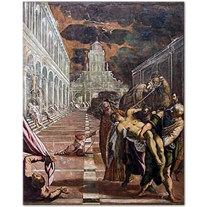 Tintoretto Aziz Markus Venedik'e Getirilirken