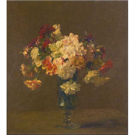Victoria Fantin Latour Vazoda Çiçekler