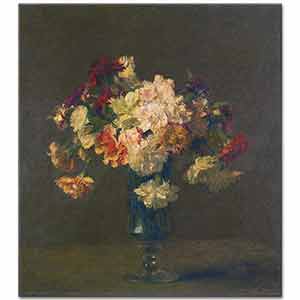 Victoria Fantin Latour Vazoda Çiçekler