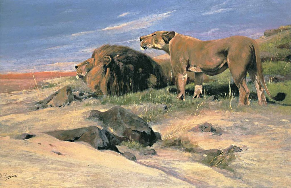 Friedrich Wilhelm Kuhnert Çöl Haydutları