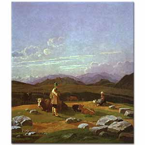 Wilhelm von Kobell Hochalm'de Avcılar