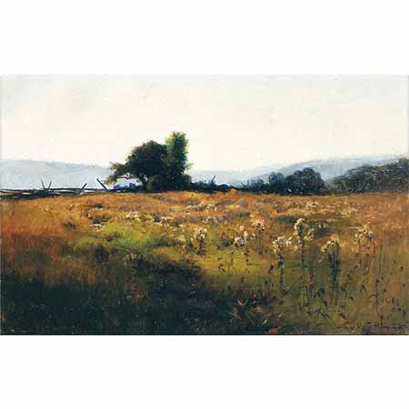 Willard Leroy Metcalf Tarladan Dağlara Bakış