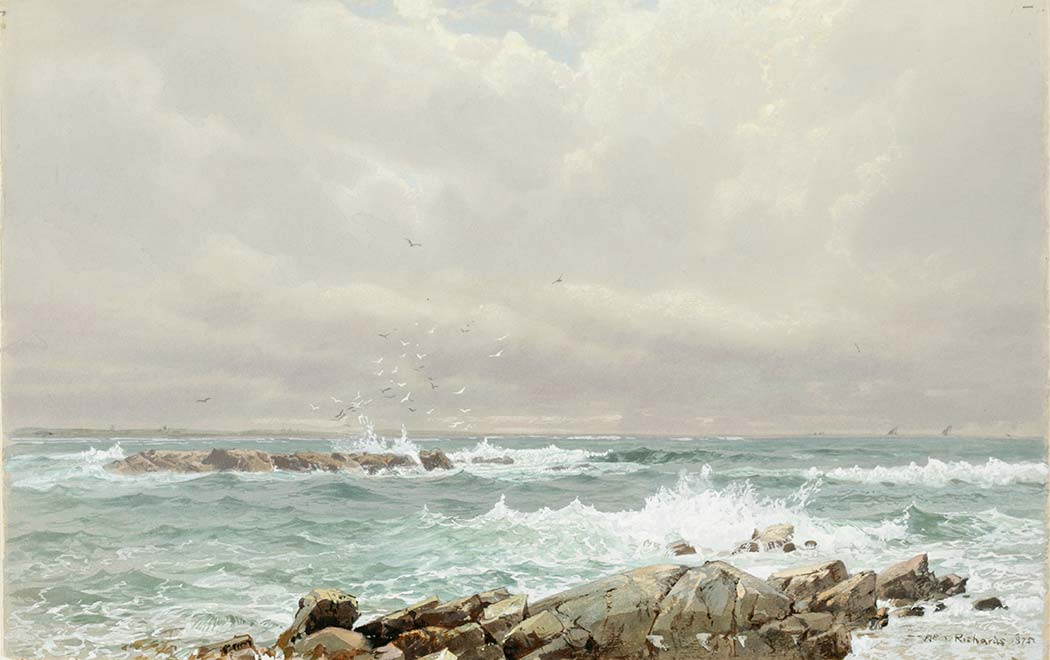 William Trost Richards Çalkantılı Deniz