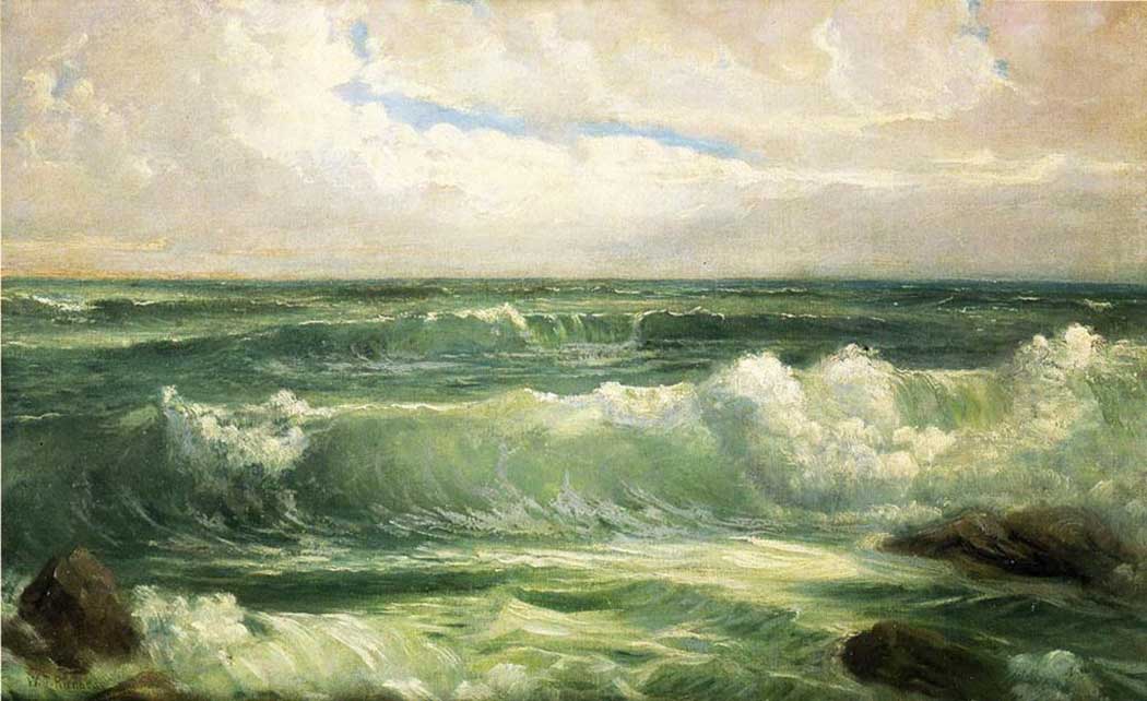 William Trost Richards Hırçın Dalgalar