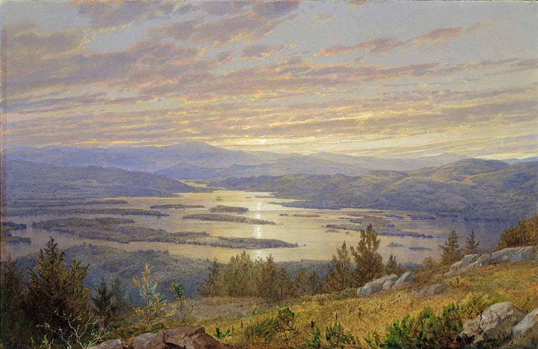 William Trost Richards Red Hill'den Squam Gölü