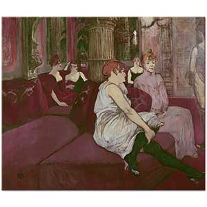 Henri de Toulouse Lautrec Rue des Moulins