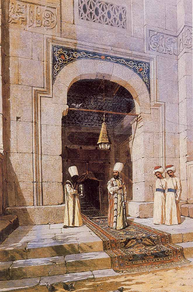 Osman Hamdi Camiden Çıkan Sultan