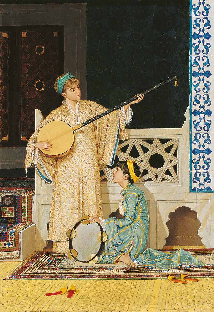 Osman Hamdi iki Müzisyen Kız