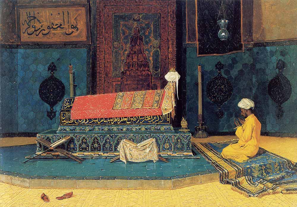 Osman Hamdi Yeşil Türbede Dua