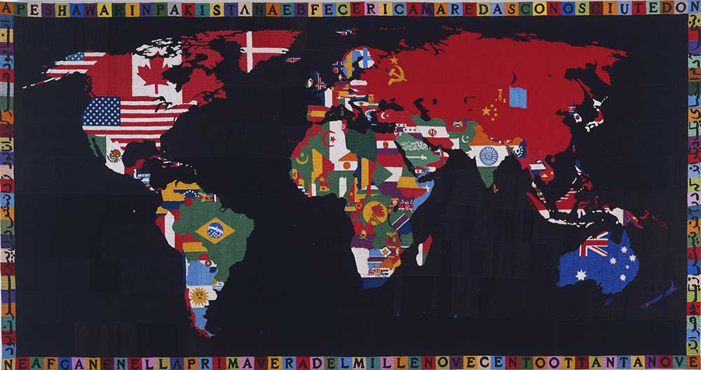 Alighiero Boetti Dünya Haritası