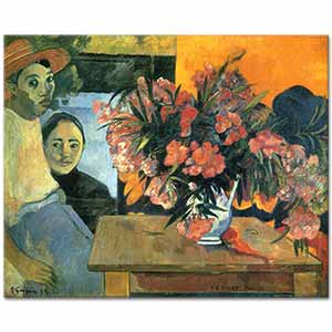 Paul Gauguin Fransa'dan Gelen Çiçekler