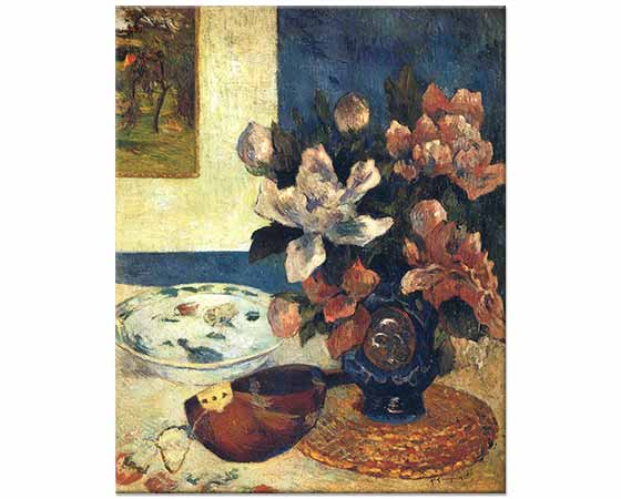 Paul Gauguin Mandolinli Natürmort