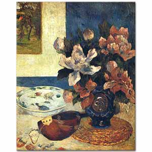 Paul Gauguin Mandolinli Natürmort