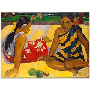 Paul Gauguin Tahitili Kadınlar Otururken
