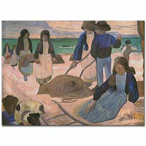 Paul Gauguin Sahil Temizliği