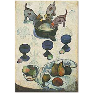 Paul Gauguin Üç Köpek Yavrusu