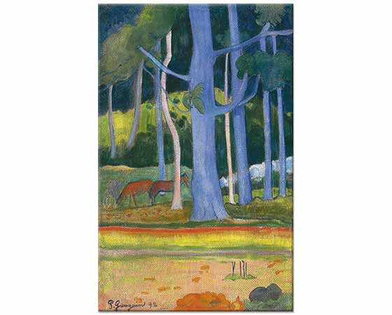 Paul Gauguin Tahiti Manzarası