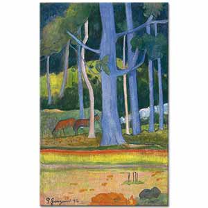Paul Gauguin Tahiti Manzarası