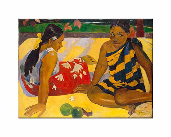 Paul Gauguin Tahitili Kadınlar Otururken